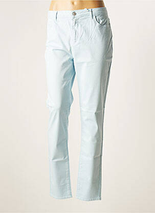 Pantalon slim bleu KANOPE pour femme