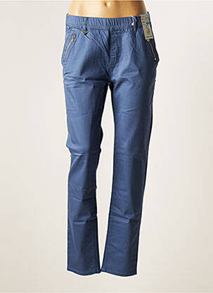 Pantalon slim bleu S.QUISE pour femme
