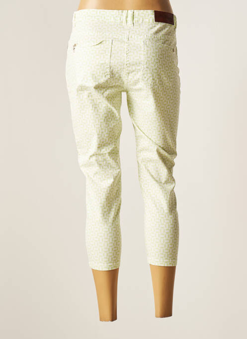 Pantacourt tissage popeline taille normale vert AGATHE & LOUISE femme
