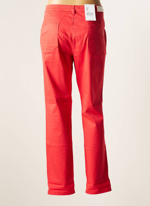 Pantalon slim rouge EAST DRIVE pour femme
