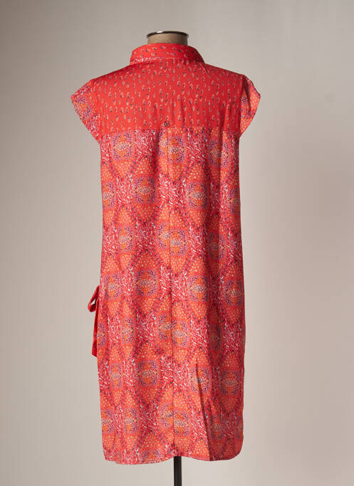 Robe mi-longue orange CHATTAWAK pour femme