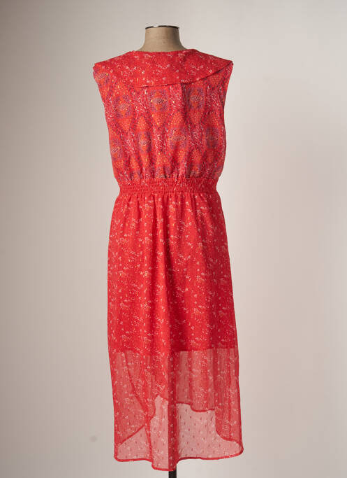 Robe mi-longue orange CHATTAWAK pour femme