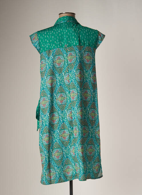 Robe mi-longue vert CHATTAWAK pour femme