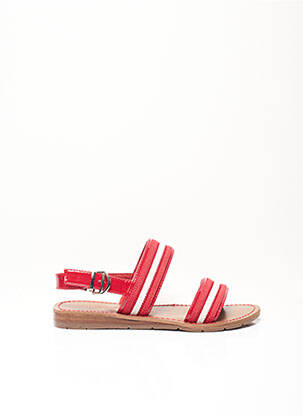 Sandales/Nu pieds rouge CHATTAWAK pour femme