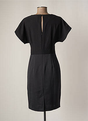 Robe mi-longue manches courtes manches courtes noir LOLA ESPELETA femme