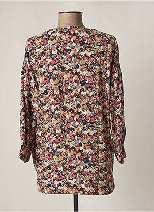 Chemisier imprimé fleurs manches 3/4 beige TOM TAILOR femme
