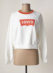 Sweat-shirt blanc LEVIS pour femme seconde vue
