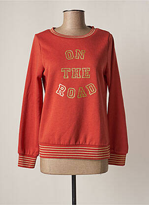 Sweat-shirt orange ONLY pour homme