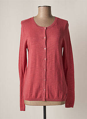 Gilet manches longues stretch rose TOM TAILOR femme