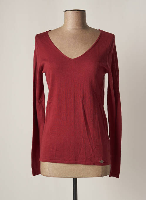 Pull rouge DDP pour femme