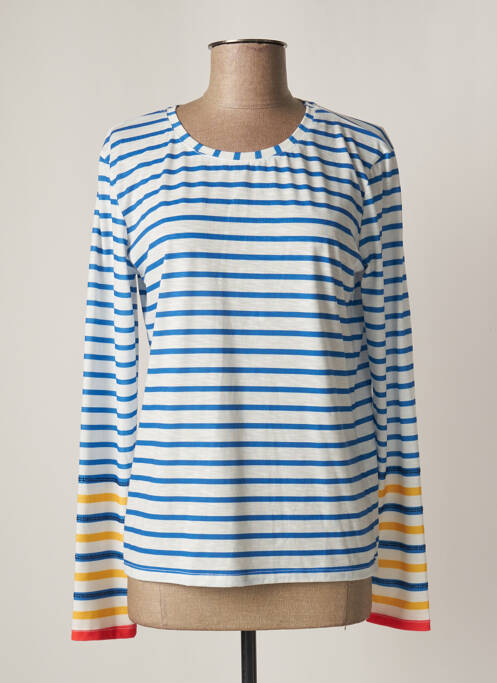 T-shirt bleu GEISHA pour femme