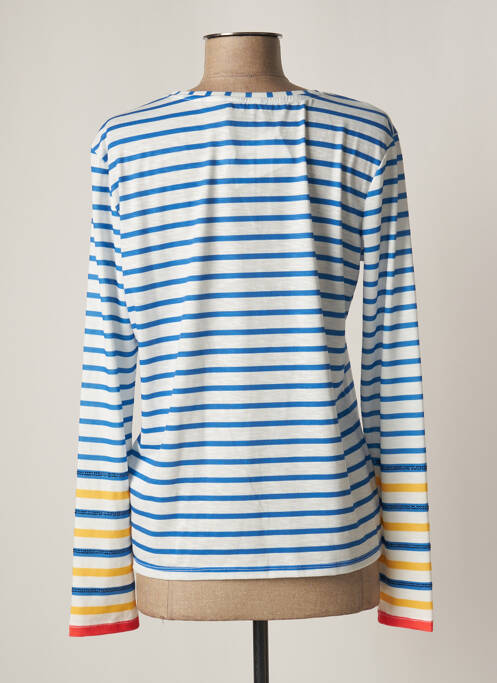 T-shirt bleu GEISHA pour femme