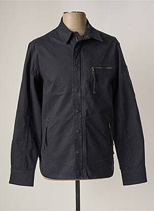 Veste casual coupe droite bleu FREEMAN T.PORTER homme