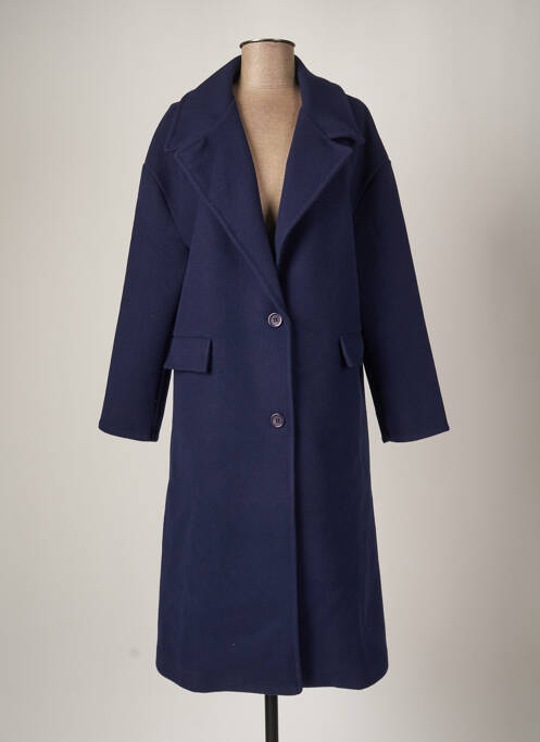 Manteau long bleu LOLA ESPELETA pour femme