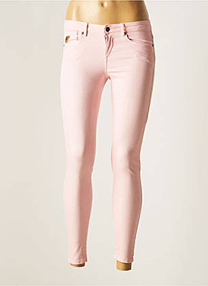 Jeans coupe slim slim taille normale rose LOIS femme
