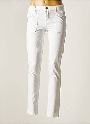 Pantalon chino blanc LOLA ESPELETA pour femme