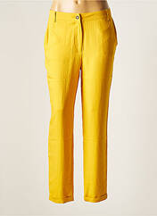 Pantalon chino jaune ONLY pour femme seconde vue