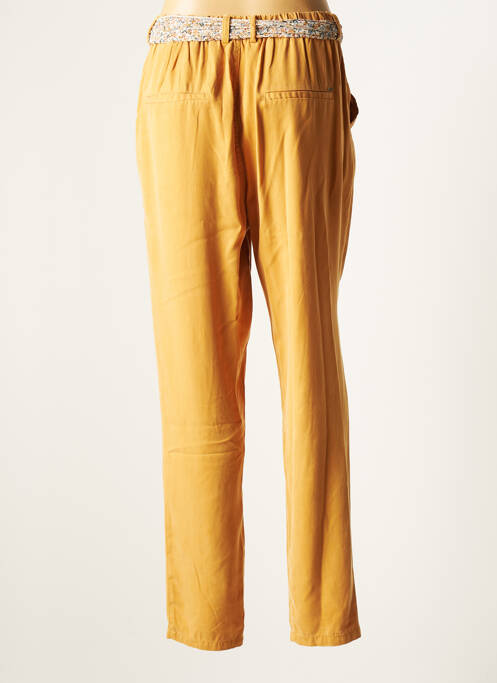 Pantalon chino jaune DEELUXE pour femme