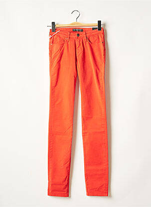 Pantalon slim stretch orange TEDDY SMITH fille