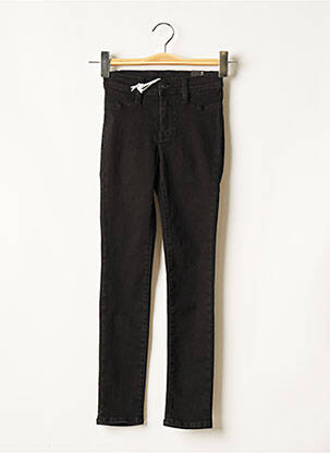 Jeans coupe slim stretch noir TEDDY SMITH fille