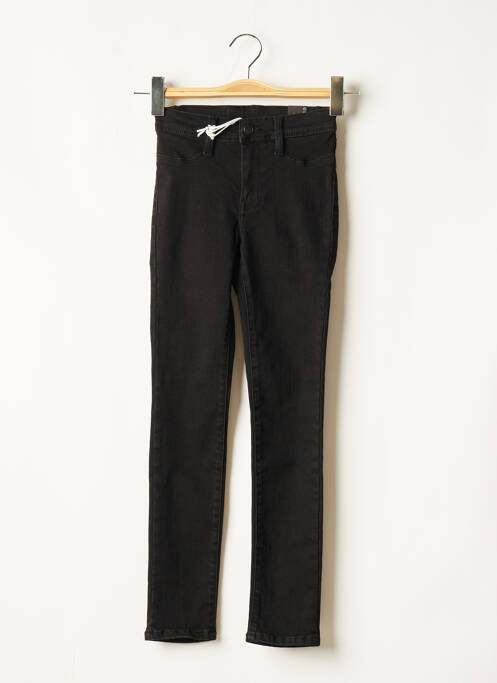 Jeans coupe slim stretch noir TEDDY SMITH fille