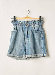 Short fermeture zippée sous rabat boutonné taille normale bleu TEDDY SMITH femme