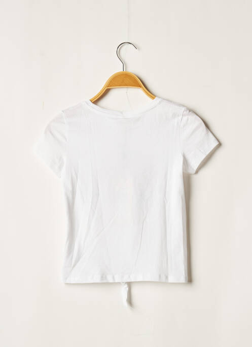 T-shirt blanc ONLY pour fille