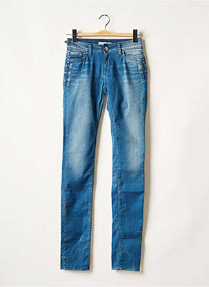 Jeans coupe slim slim taille normale bleu TEDDY SMITH femme