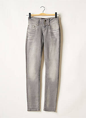 Jeans coupe slim slim taille normale gris TEDDY SMITH femme