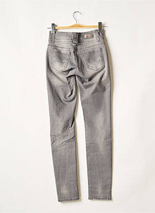 Jeans coupe slim slim taille normale gris TEDDY SMITH femme