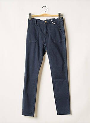 Pantalon slim stretch taille normale bleu F.A.M. femme