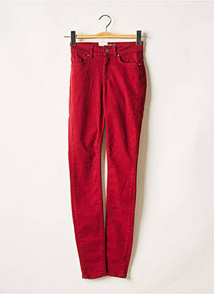 Jeans skinny taille normale taille normale rouge ONLY femme