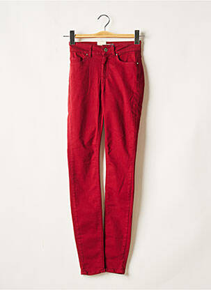 Jeans skinny rouge ONLY pour femme