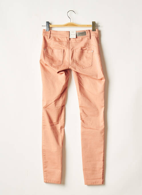 Pantalon slim rose ONLY pour femme