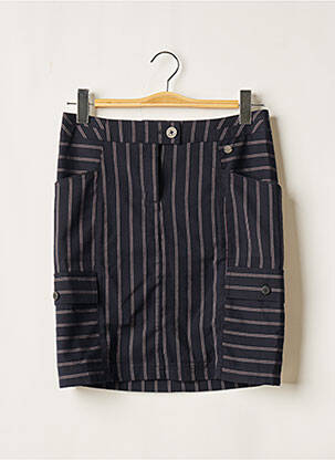 Jupe courte poches bleu LOLA ESPELETA femme