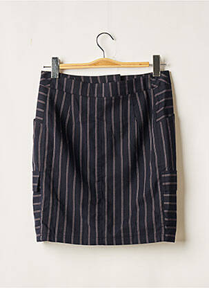Jupe courte poches bleu LOLA ESPELETA femme
