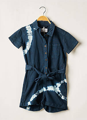 Combishort coupe cintrée manches courtes bleu TEDDY SMITH fille