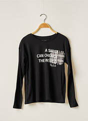 T-shirt noir TEDDY SMITH pour fille seconde vue