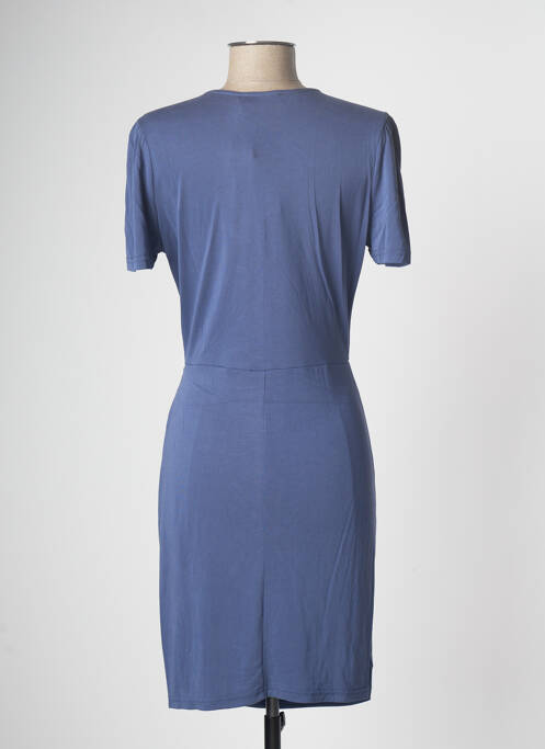 Robe mi-longue bleu LA PETITE ETOILE pour femme
