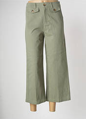 Pantalon 7/8 vert GRACE & MILA pour femme seconde vue