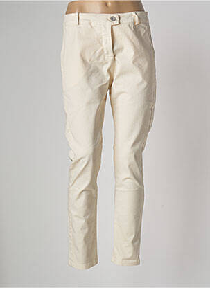 Pantalon chino beige LUK AP pour femme