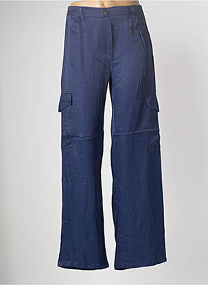 Pantalon large bleu AN' GE pour femme