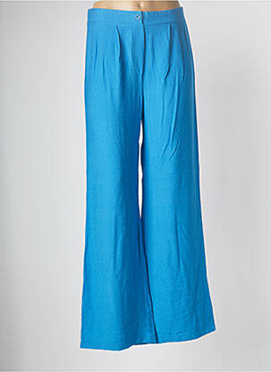 Pantalon large bleu AN' GE pour femme