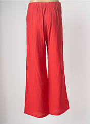 Pantalon large rouge AN' GE pour femme seconde vue