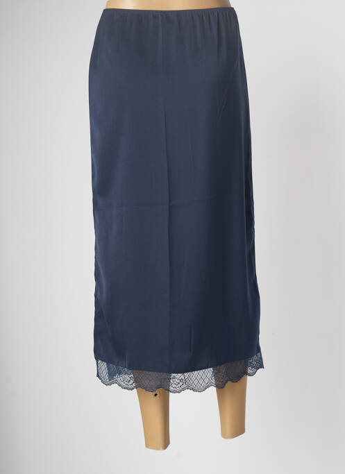 Jupe longue bleu AN' GE pour femme