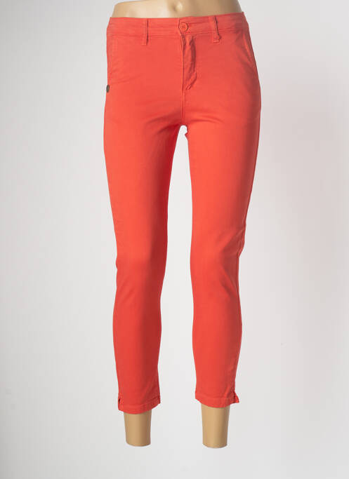 Pantalon 7/8 orange PAKO LITTO pour femme