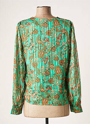 Blouse légère et transparente manches longues vert VERO MODA femme