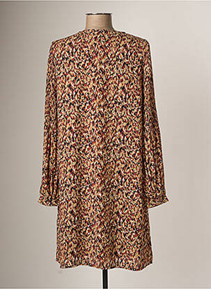 Robe courte manches longues manches longues marron VERO MODA femme