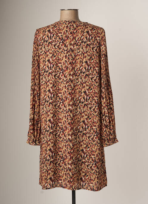 Robe courte marron VERO MODA pour femme