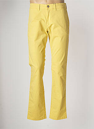 Pantalon chino jaune EDEN PARK pour homme